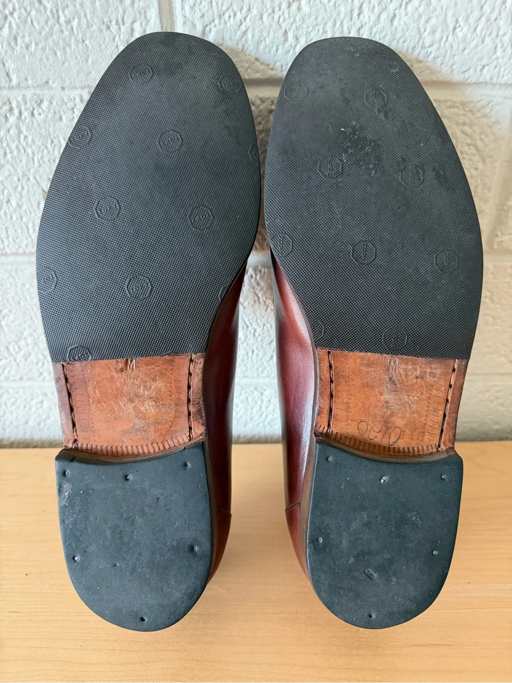 VTG Cole Haan Brown Leather Tassel Loafer Shoes 10 US Made in Italy